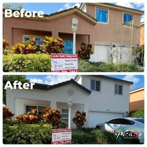 Exterior House Painting Before and After